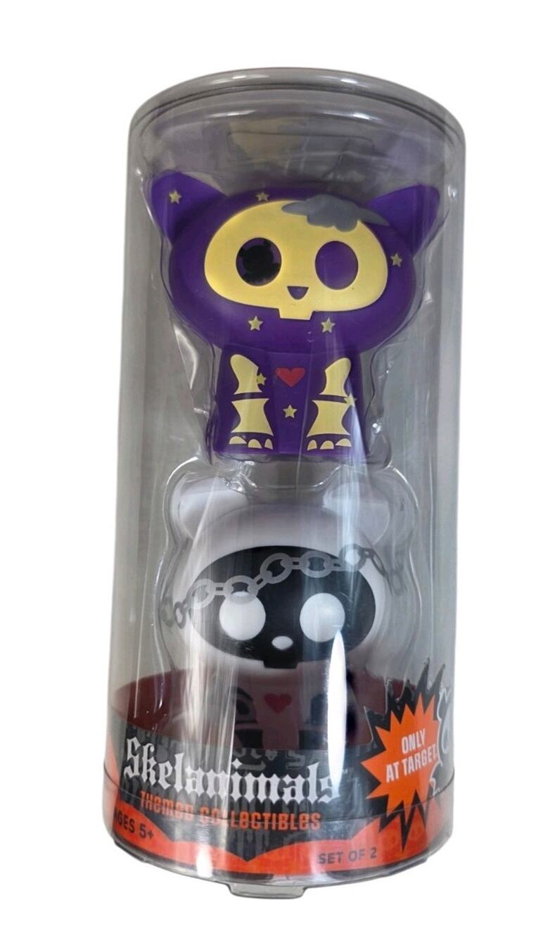 Skelanimals Halloween Target Figures Set Kit ChungKee 2009 Jakks Pacific